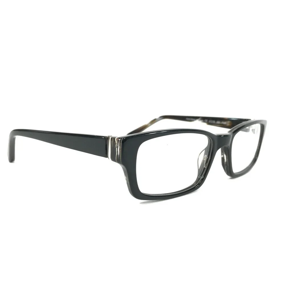 Morgenthal Frederics Eyeglasses Frames 386 PINE Black Brown White 51-18-135
